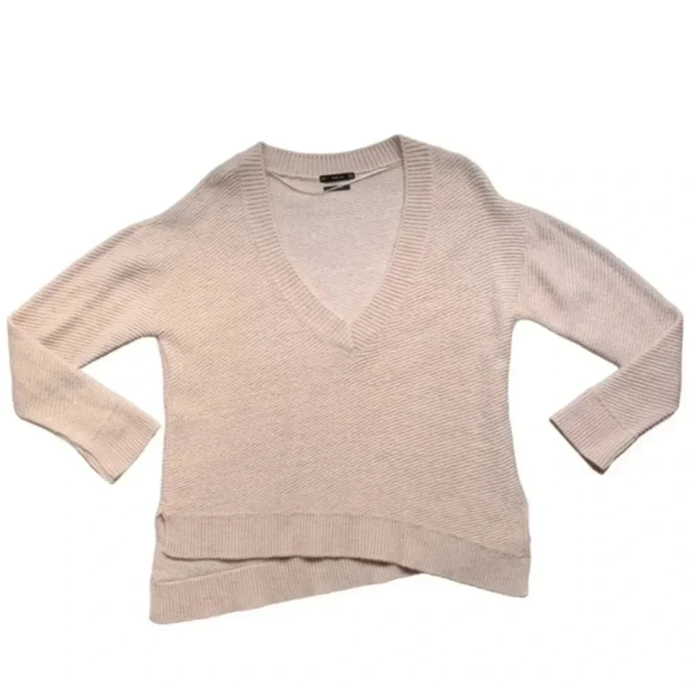 Zara Women's Knit Sweater Small pink Coquette Fairy Coastal Cottage core boho - Picture 3 of 16